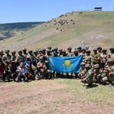 В Туркестанской области завершились сборы с военнообязанными