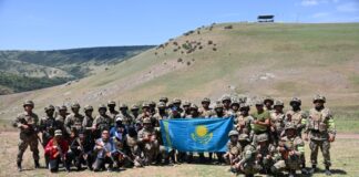 В Туркестанской области завершились сборы с военнообязанными