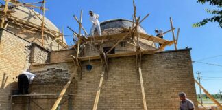 В мавзолее Алькожа ата продолжаются научно-реставрационные работы