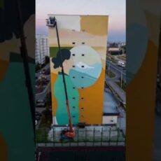 Новые муралы преображают микрорайоны Шымкента
