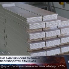 В Туркестане запущен новый завод по производству ламината