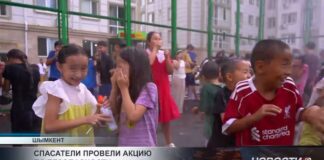 Спасатели Шымкента устроили праздник для детей и напомнили о безопасности