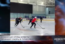 Хоккейные клубы Алматы проводят сборы в Туркестане
