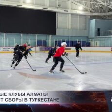 Хоккейные клубы Алматы проводят сборы в Туркестане
