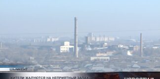 С наступлением вечера некоторые районы Шымкента накрывает неприятный запах