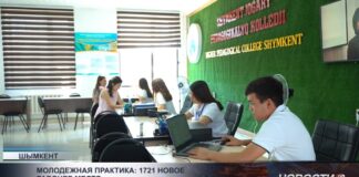 В Шымкенте продолжается реализация программы молодежной практики