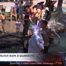 Экстремальная жара в Шымкенте