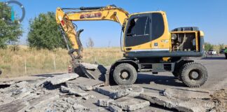 В Туркестанской области дорожные службы работают в усиленном режиме из-за аномальной жары