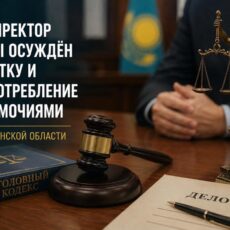 Экс-директор школы в Туркестанской области осуждён за взятку и злоупотребление полномочиями