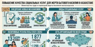 Шымкент вошёл в число городов с лицензированными кризисными центрами