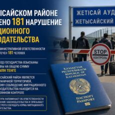 В Жетысайском районе взыскали 2,8 млн тенге штрафов за нарушения миграционного законодательства