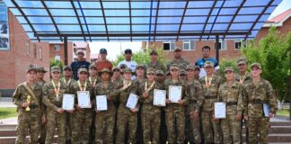 Военнослужащие шымкентского гарнизона успешно прошли отбор на «Олимпиаде солдат»