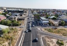 Новый участок улицы Казиева открыли для движения в Шымкенте