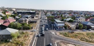 Новый участок улицы Казиева открыли для движения в Шымкенте