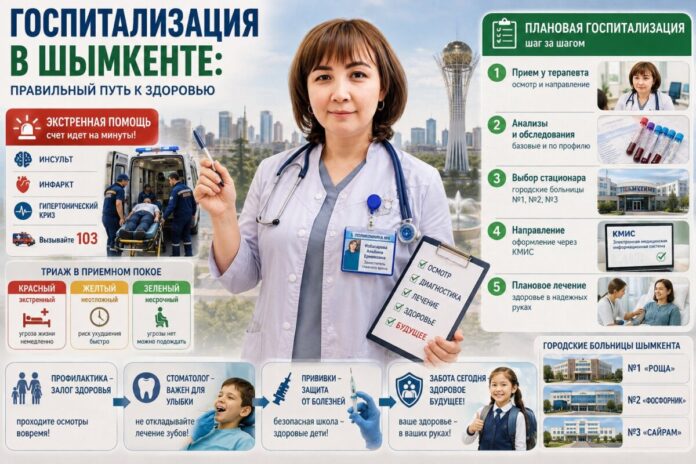 Госпитализация в Шымкенте: путь к здоровью