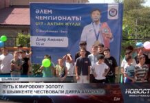 Путь к мировому золоту: в Шымкенте чествовали Дияра Аманали