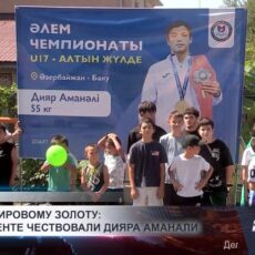 Путь к мировому золоту: в Шымкенте чествовали Дияра Аманали