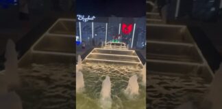 Новый фонтан преобразил территорию железнодорожного вокзала Шымкента