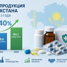 Производство лекарств в Казахстане продолжает расти
