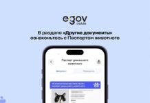 В eGov Mobile стал доступен паспорт домашнего животного