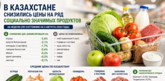 Шымкент стал лидером по снижению цен на социальные продукты