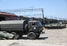 Военная техника из Шымкента отправилась на полигон в Жамбылскую область