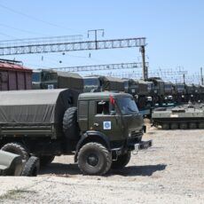 Военная техника из Шымкента отправилась на полигон в Жамбылскую область