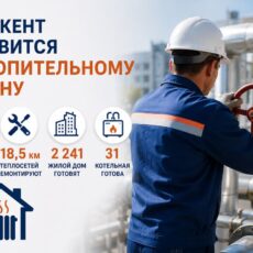 В Шымкенте обновляют теплосети перед отопительным сезоном