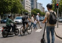 Электросамокатам запретили ездить по тротуарам в Казахстане