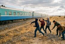 Дети бросили камень в поезд — родителей оштрафовали в Шымкенте
