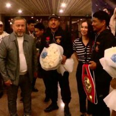 Султан Заурбек вернулся в Шымкент после 21-й победы на профессиональном ринге
