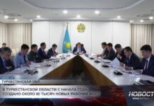 В Туркестанской области создали 80 тысяч рабочих мест с начала года