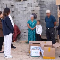 Семье, лишившейся жилья, оказали помощь в Шымкенте