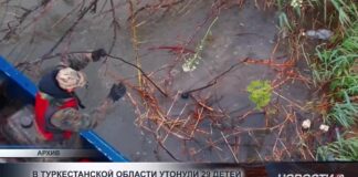 В Туркестанской области утонули 29 детей