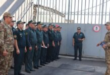 Военнослужащие Шымкента посетили исправительное учреждение в рамках профилактики коррупции