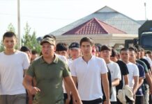 Призывники из Туркестанской области пополнят ряды Национальной гвардии