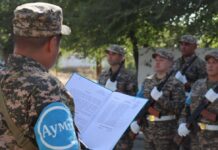 В Шымкенте 125 военнообязанных присягнули на верность Родине