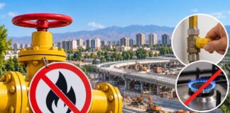 В Шымкенте 24 сентября временно отключат газ в нескольких микрорайонах
