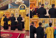 В Шымкент доставили мощи Спиридона Тримифунтского