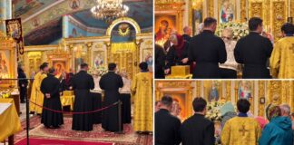 В Шымкент доставили мощи Спиридона Тримифунтского