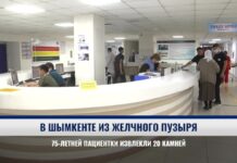 В Шымкенте из желчного пузыря 75-летней пациентки удалили 20 камней