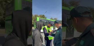 «Безопасное общество»: в Шымкенте провели рейд по пожарной безопасности на автотранспорте
