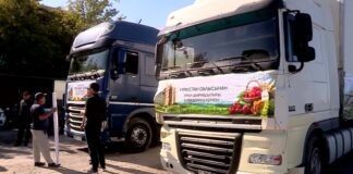 Более 500 тонн продукции из Туркестанской области отправили на ярмарку в Астану