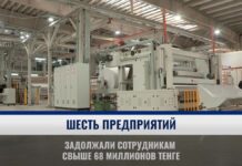 Шесть предприятий Шымкента задолжали работникам более 68 млн теңге