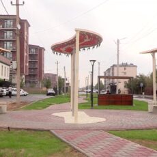 В микрорайоне Нуртас открыли новый сквер