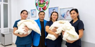 Тройня родилась в перинатальном центре Туркестанской области