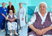 106-летнюю пациентку выписали домой после лечения инсульта в Шымкенте