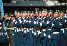 В Шымкенте 105 кадетов приняли Военную присягу