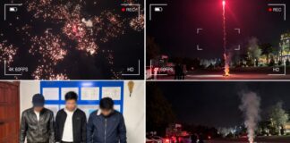 Троих жителей Шымкента оштрафовали за использование пиротехники