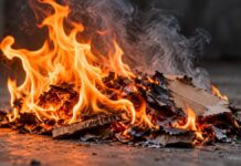 Детская шалость стала причиной задымления в подъезде дома в Туркестане